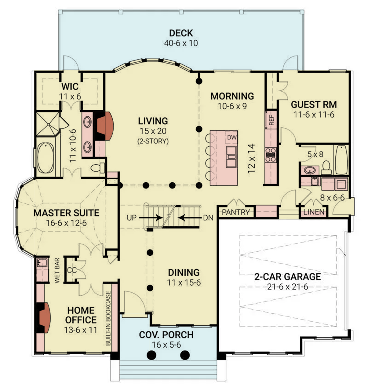 A407-A Colonial House Plan, 4 Bedrooms, 4 Bathrooms | Suffield House Exterior-1