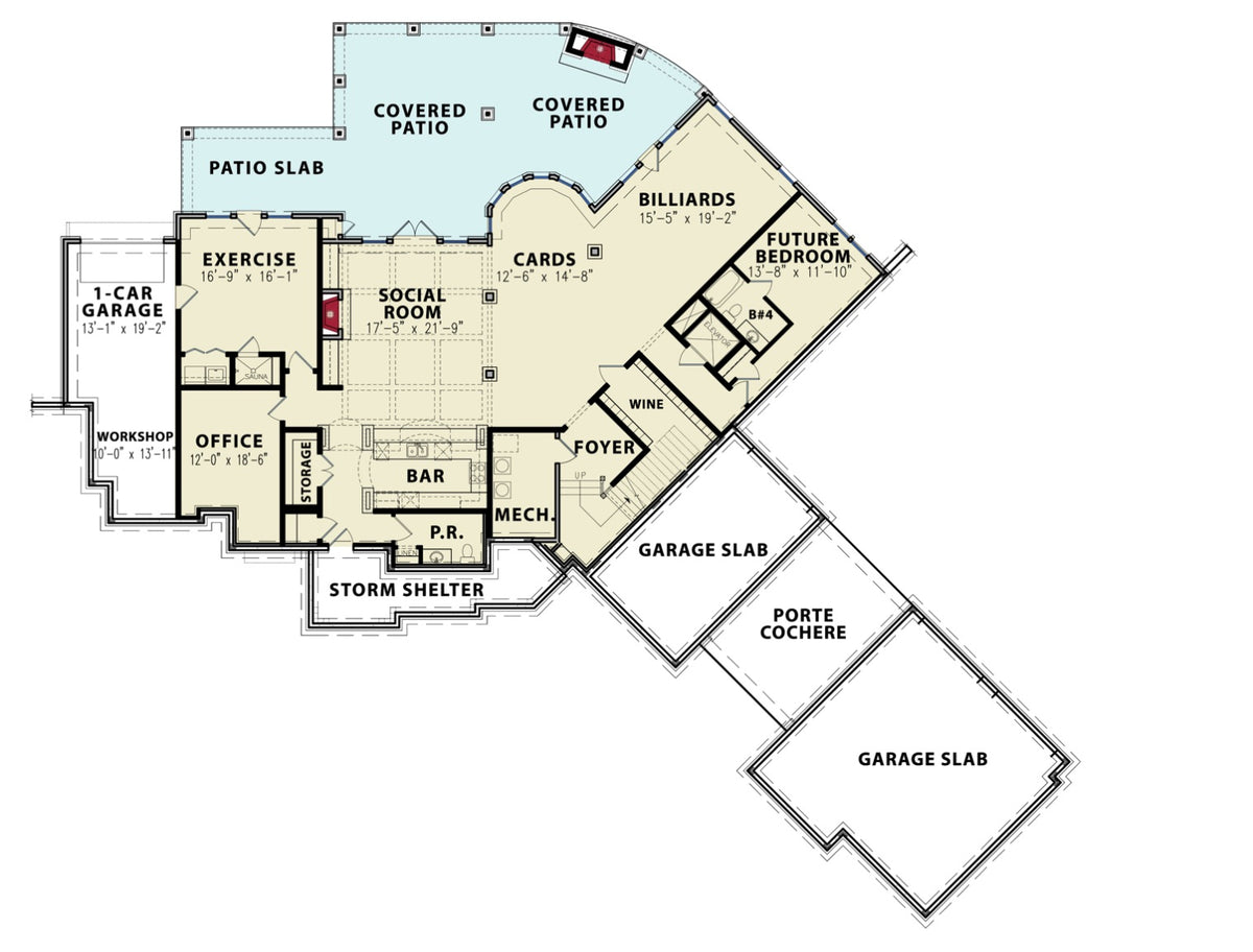 Sunbury II Basement Floor Plan