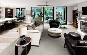 F8441-A Modern Farmhouse, 4 Bedrooms, 3.5 Bathrooms | Teal Harbor House Plan Family Room