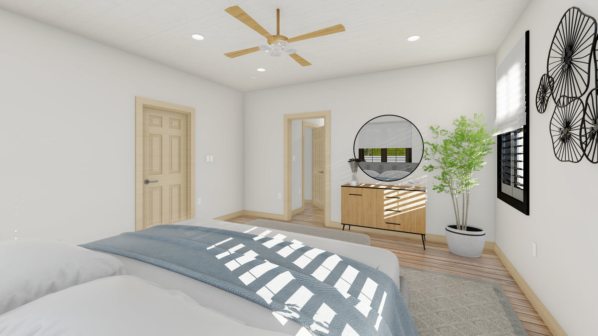 AO7991-A Transitional House Master Bedroom, 3 to 5 Bedrooms, 2.5 to 3.5 Bathrooms | Tilo 