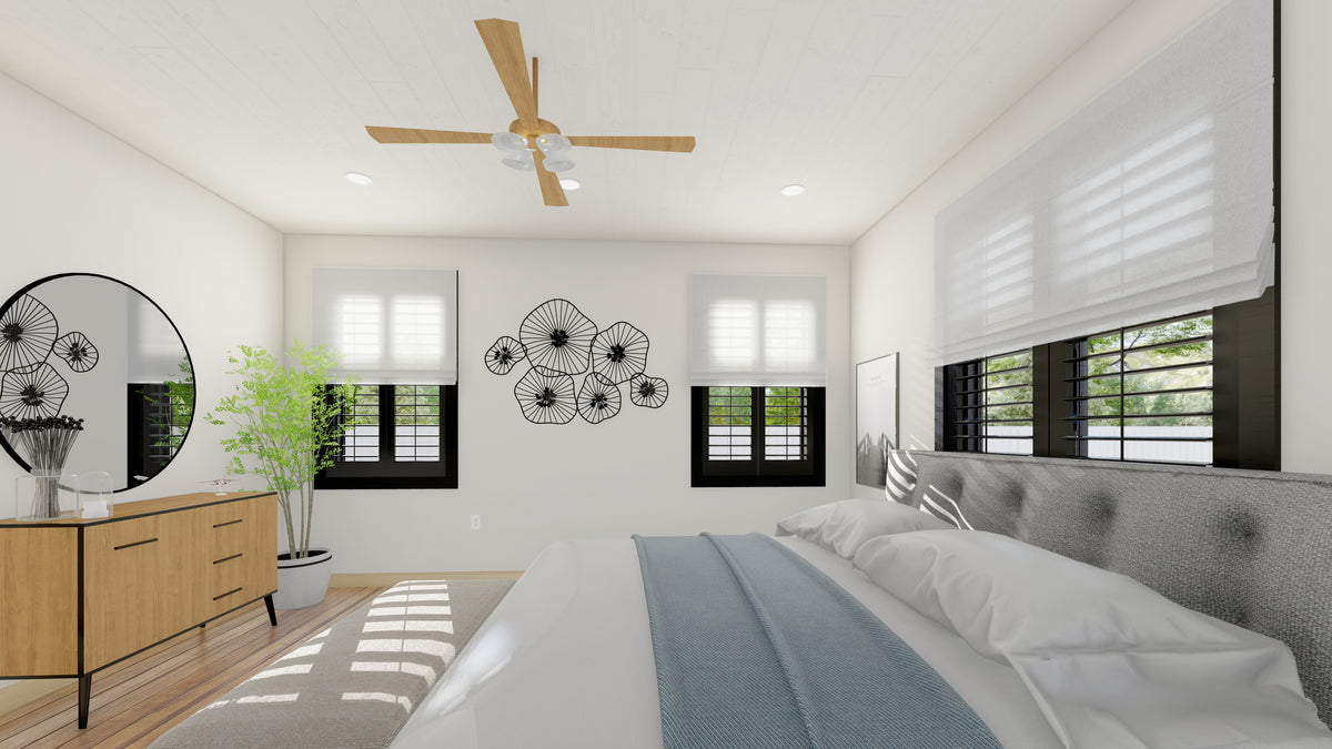 AO7991-A Transitional House Master Bedroom, 3 to 5 Bedrooms, 2.5 to 3.5 Bathrooms | Tilo 