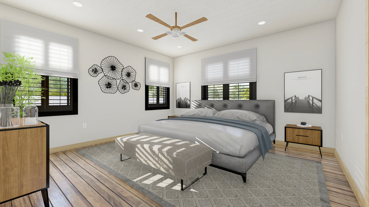 AO7991-A Transitional House Master Bedroom, 3 to 5 Bedrooms, 2.5 to 3.5 Bathrooms | Tilo 
