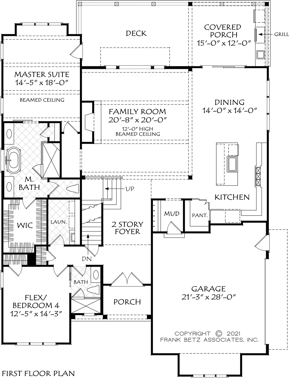 Teesdale - Archival Designs House Plans, floor plan