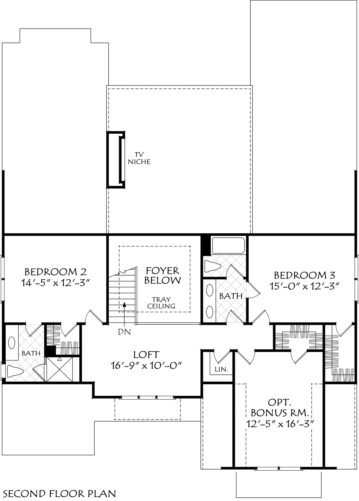 Teesdale Second Floor Plan