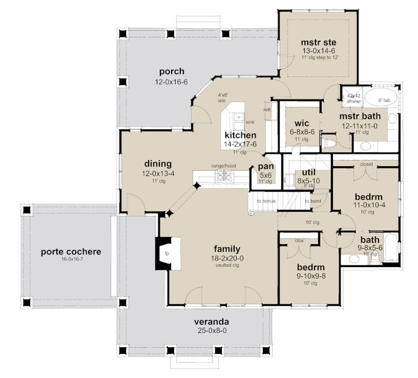 The Wharton II House Floor Plan