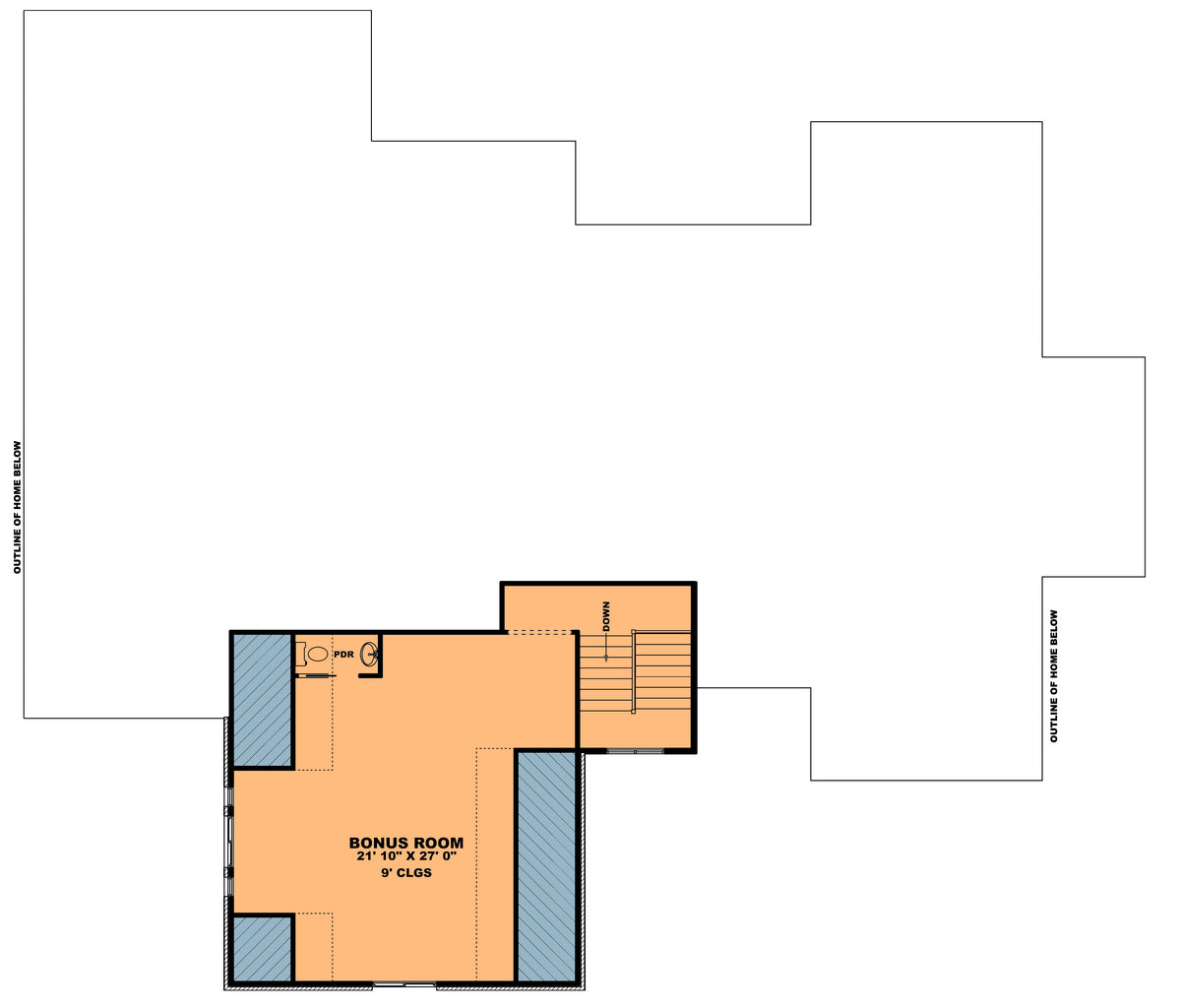 The Gables Archival Designs floor plan