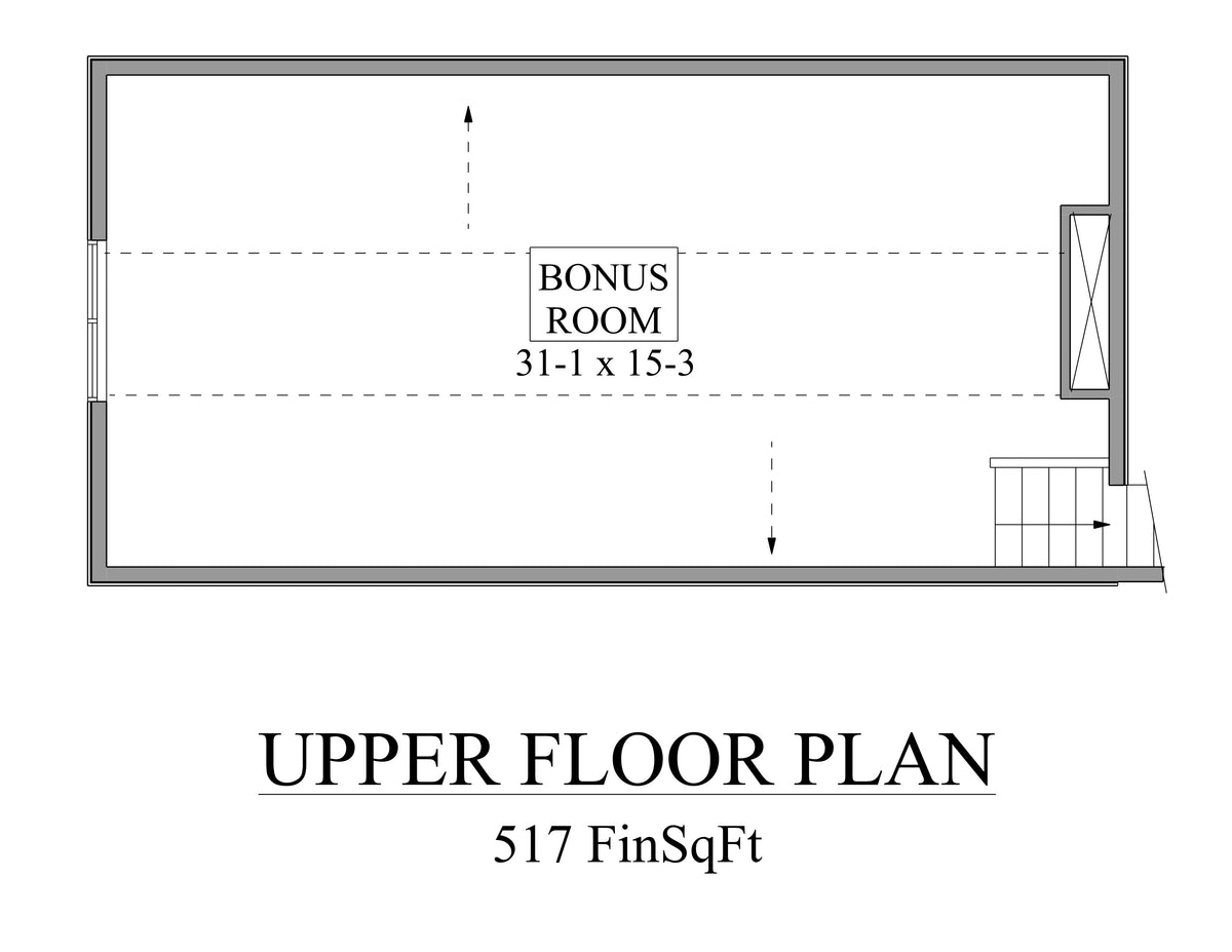 I7391-A The Kennedy House Bonus Floor Plan 3 Beds 2.5 Baths