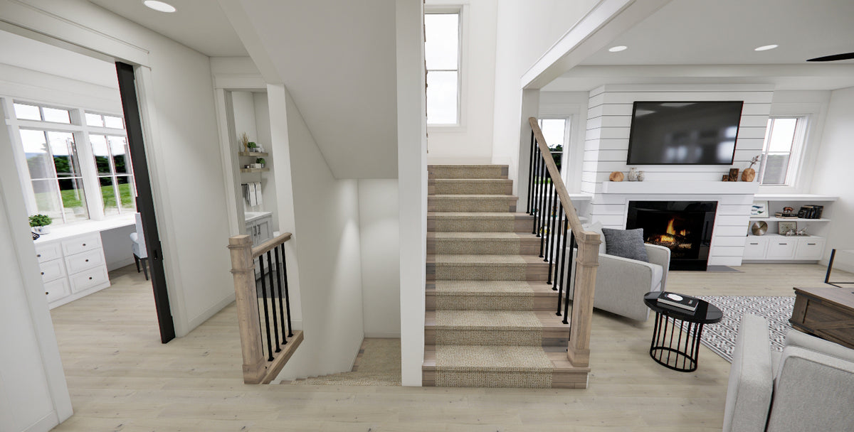 D7342-A The Raven House Stairs