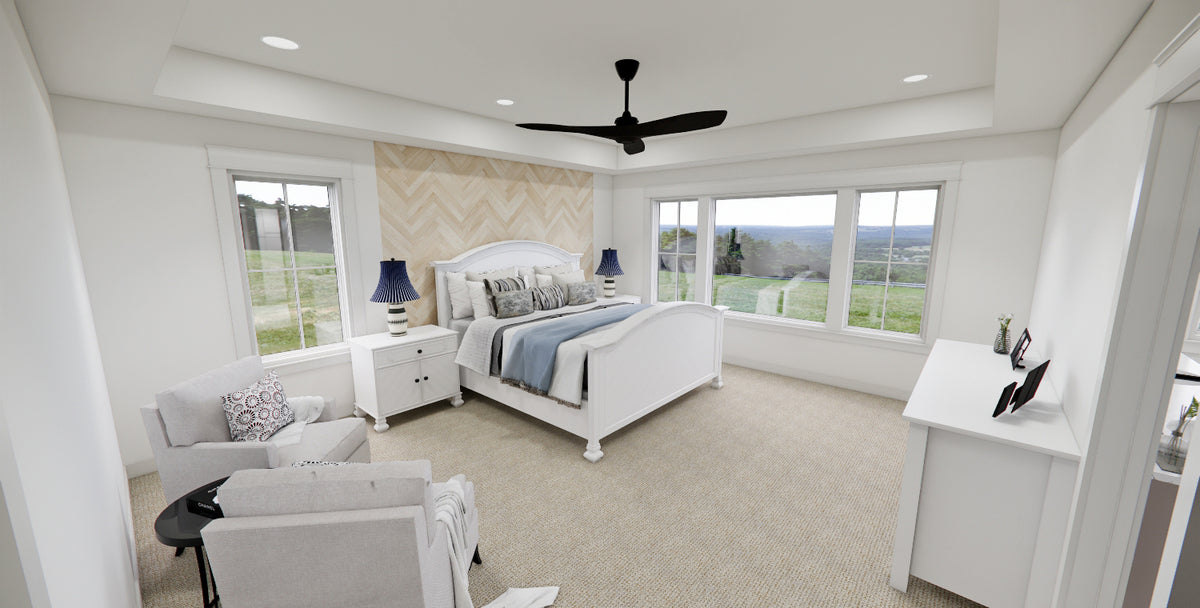 D7342-A The Raven House Master Bedroom