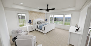 D7342-A The Raven House Master Bedroom