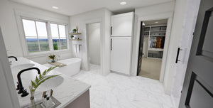 D7342-A The Raven House Master Bathroom