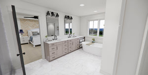 D7342-A The Raven House Master Bath Vanity