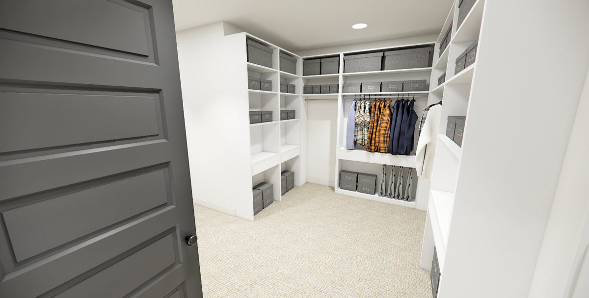 D7342-A The Raven House Walk-In Closet