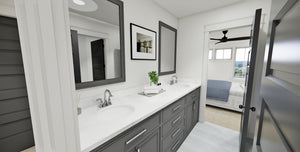 D7342-A The Raven House Jack and Jill Bathroom