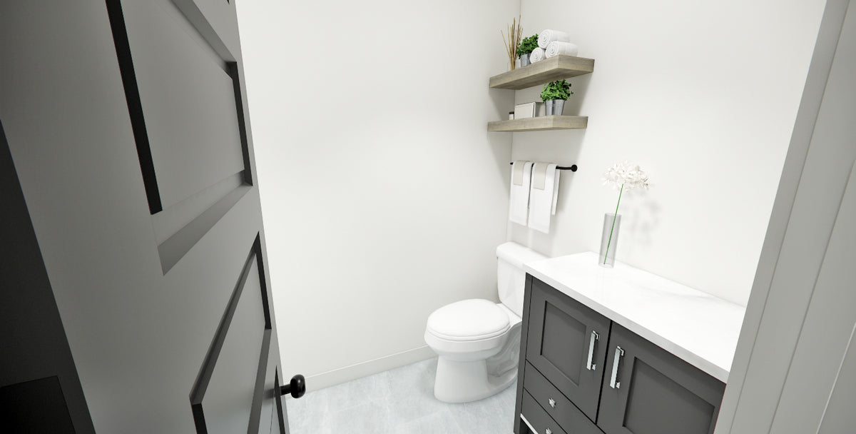 D7342-A The Raven House Jack and Jill Bathroom