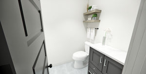 D7342-A The Raven House Jack and Jill Bathroom