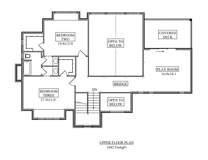 Rim Rock House Plan - Archival Designs House Plans, floor plan