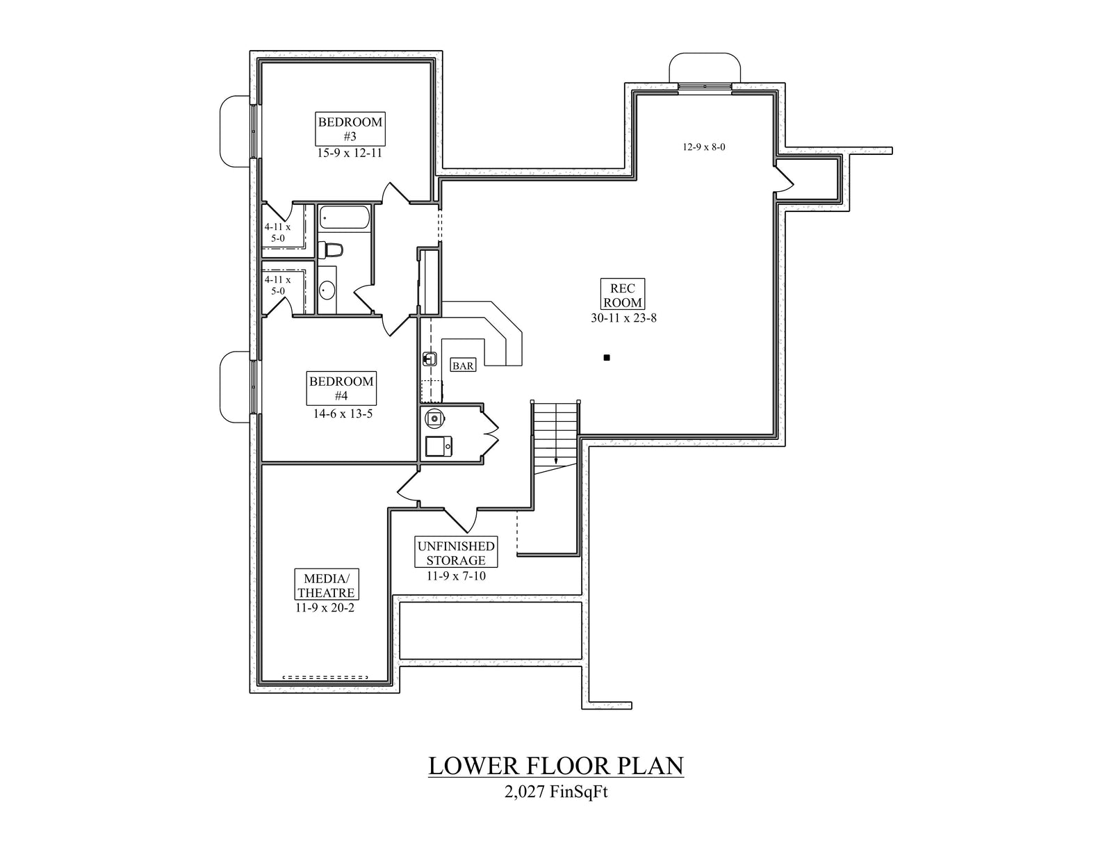I7973-A Ranch Mountain House, 3 Bedrooms, 2.5 Bathrooms | The Teller 3635 Exterior
