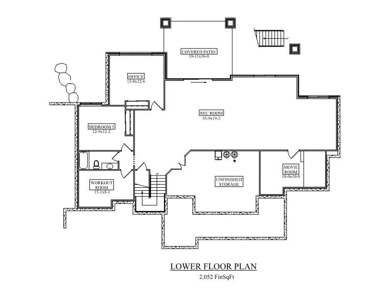 Whitewater House Plan - Archival Designs House Plans, floor plan