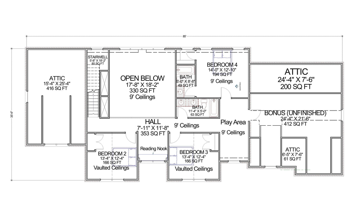 The Wild Rose Archival Designs Floor Plan