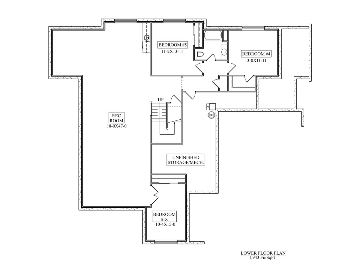 The Keller House Basement Floor Plan