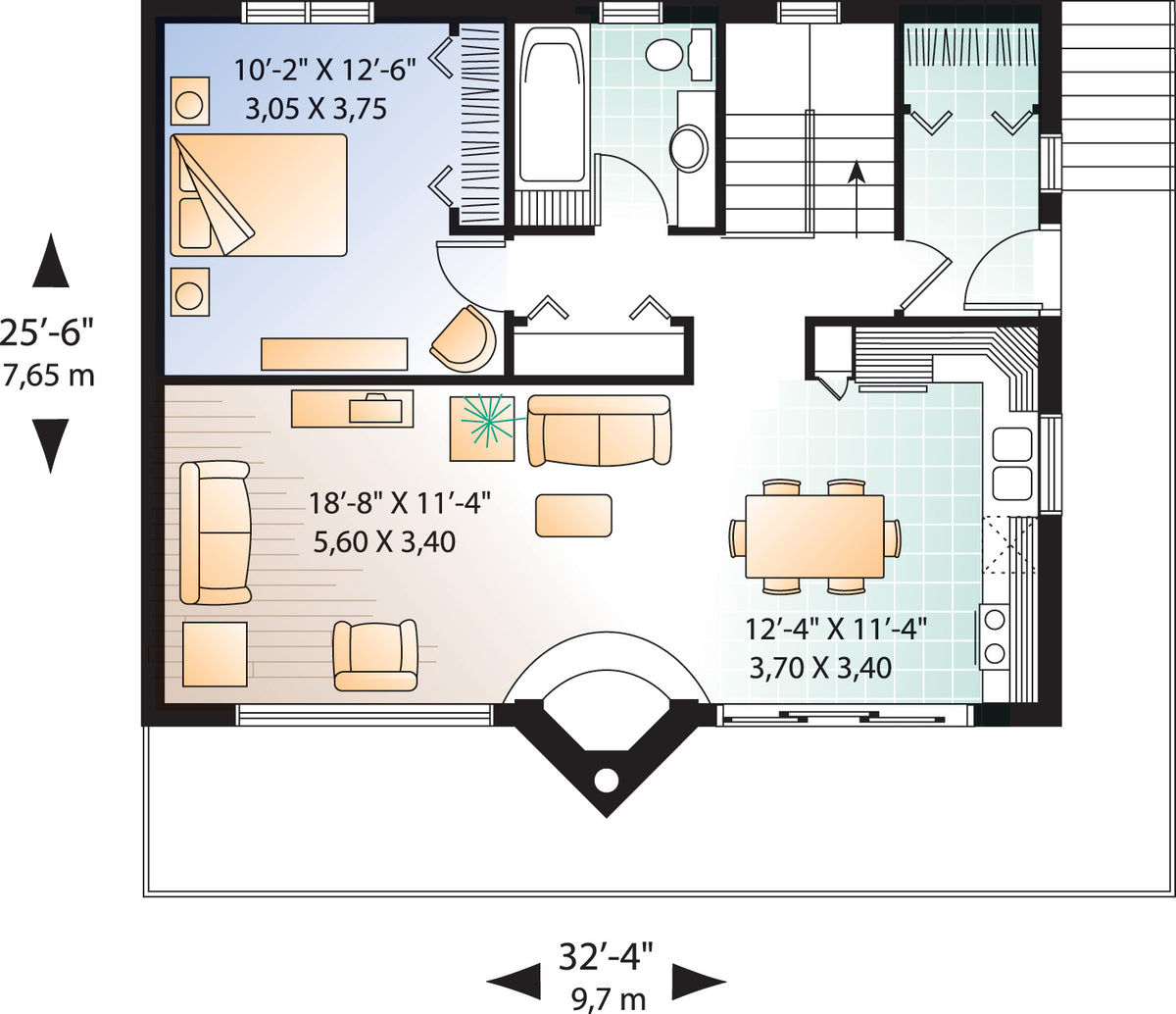 The Skybridge 2 House Plan