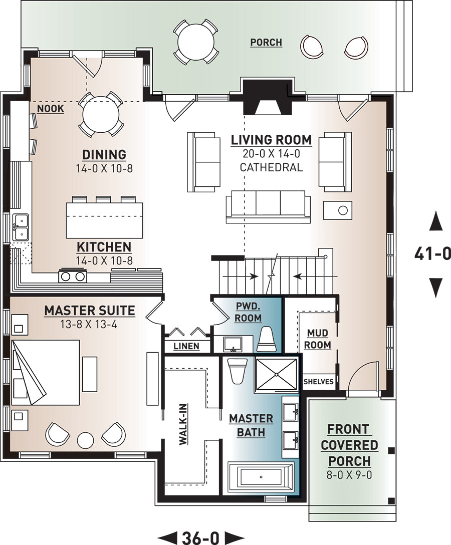 The Touchstone 3 House Plan