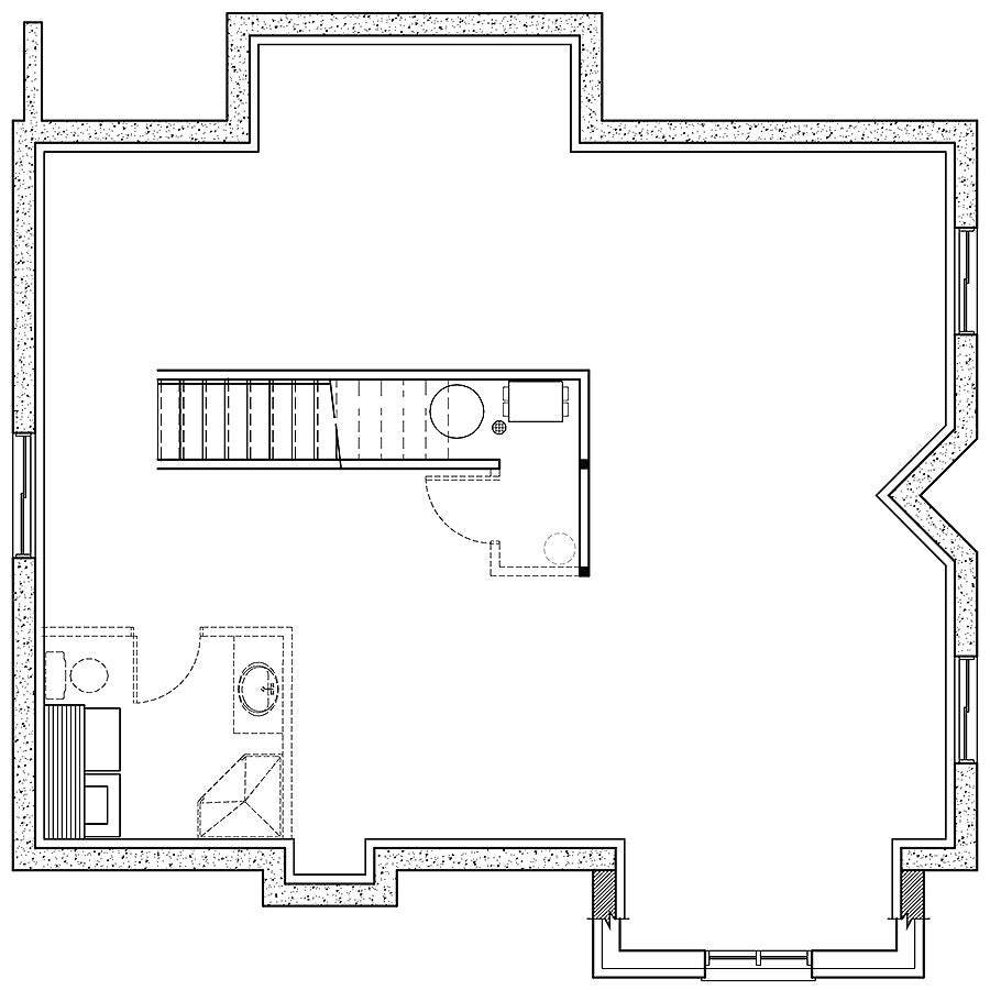 The Touchstone Basement Floor Plan