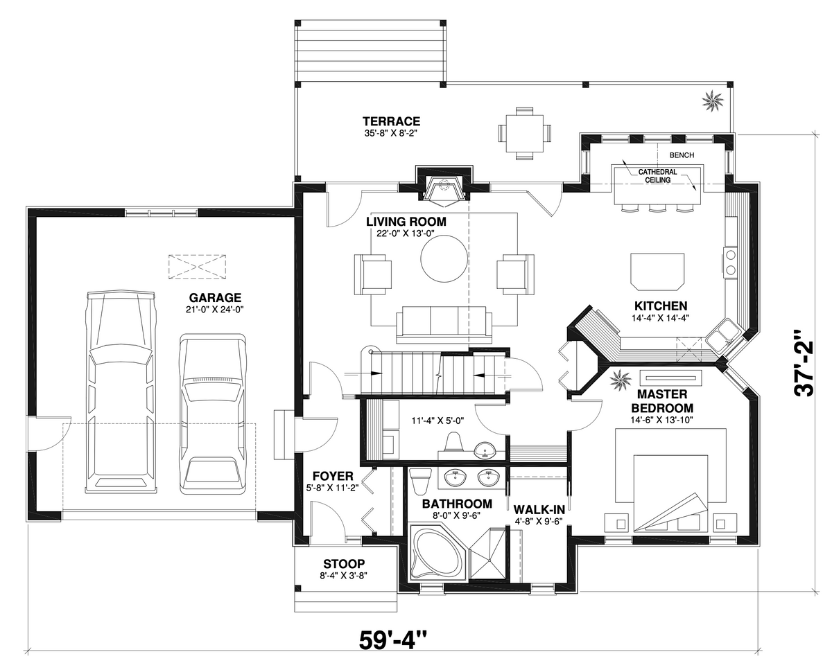 The Wynstone 2 Main Floor Plan