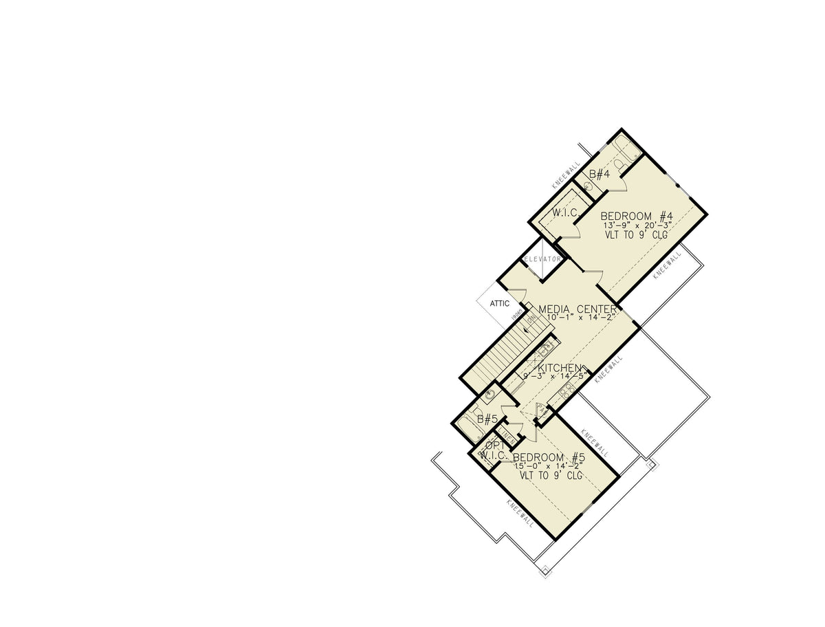 Tiger Creek E House - Second Floor Plan