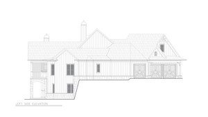 Stylish 3-Bedroom Home Plan with Expansive Basement and Side Garage