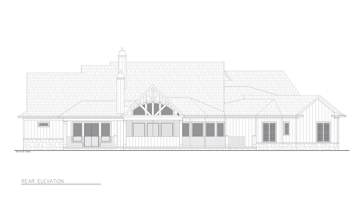 Stylish 3-Bedroom Home Plan with Expansive Basement and Side Garage