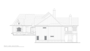Stylish 3-Bedroom Home Plan with Expansive Basement and Side Garage