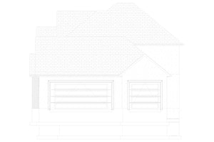 AO7991-A Transitional House, 3 to 5 Bedrooms, 2.5 to 3.5 Bathrooms | Tilo Right Elevation