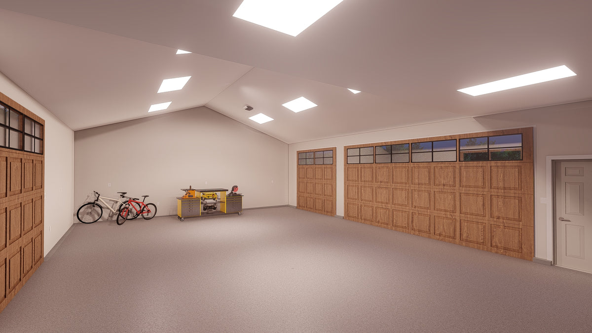 Versatile Detached Garage with Workshop and Three-Car Parking Space