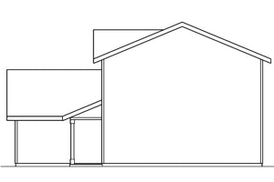 AM7941-A Country House, 4 Bedrooms, 2 Bathrooms | Plan 30-321 Aldridge Right Elevation