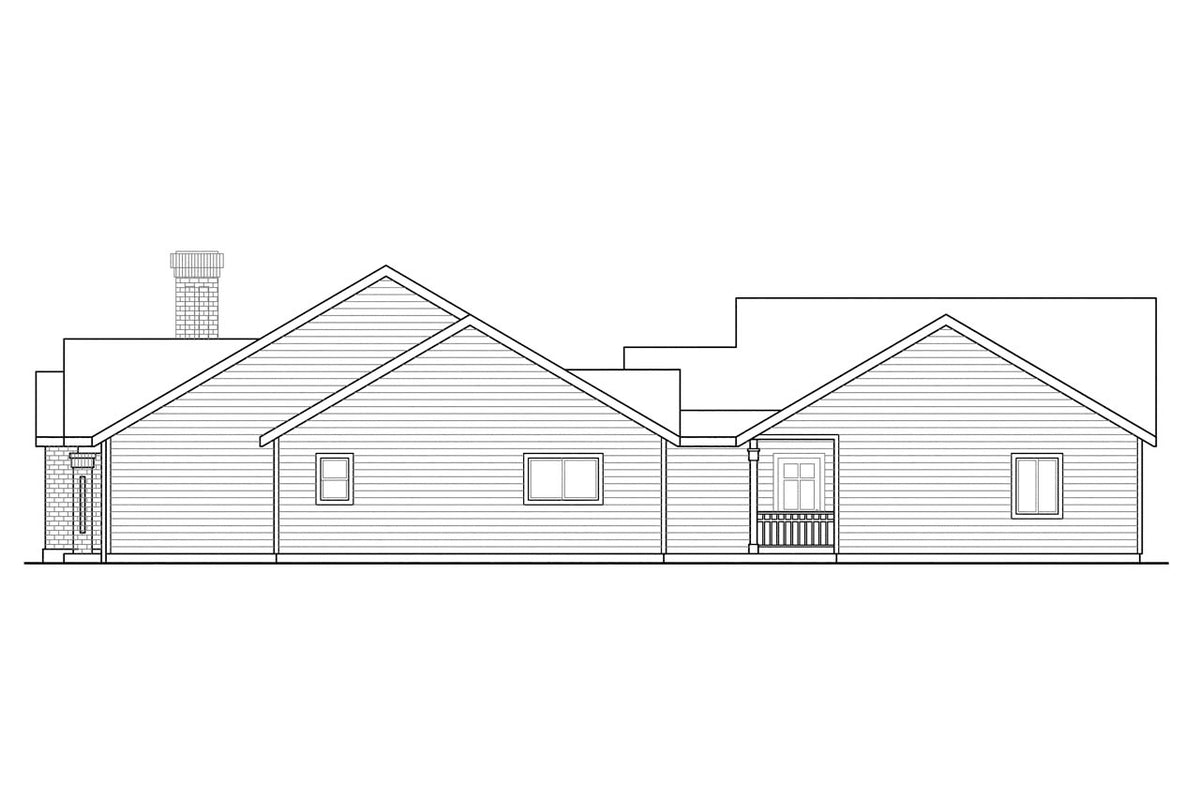 AM7233-A Ardella House Plan Elevation Drawing-2