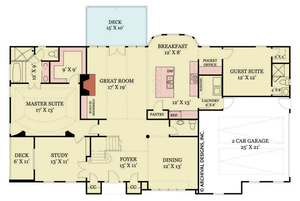Trumbauer House Plan - Archival Designs House Plans, floor plan