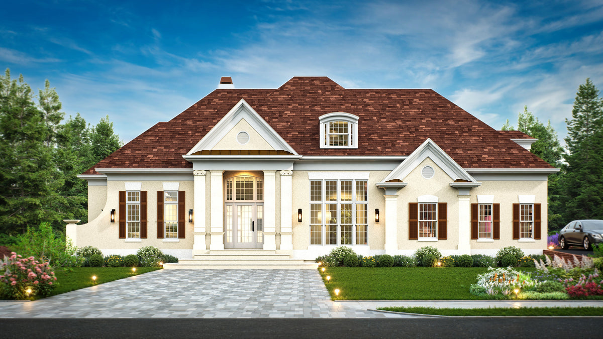 Spacious Home Plan with 4 Bedrooms, 4 Bathrooms, and Walkout Basement