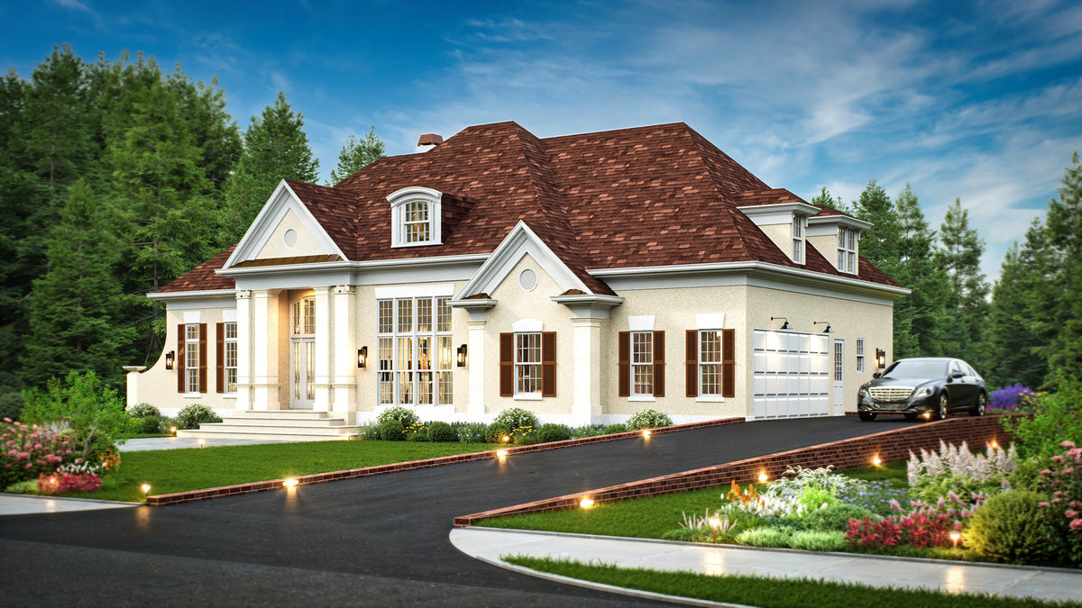 Spacious Home Plan with 4 Bedrooms, 4 Bathrooms, and Walkout Basement