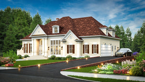 Spacious Home Plan with 4 Bedrooms, 4 Bathrooms, and Walkout Basement