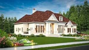 Spacious Home Plan with 4 Bedrooms, 4 Bathrooms, and Walkout Basement