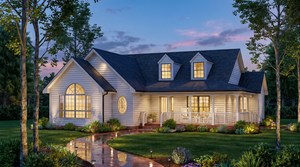 A8203-A Modern Farmhouse, 3 Bedrooms, 2 Bathrooms | Zachary House Plan Exterior-3