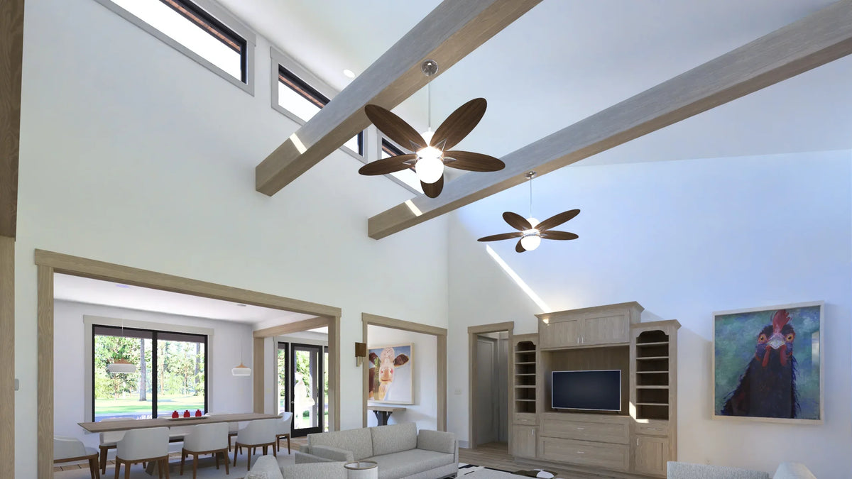 W7589-A Modern Ranch House Living, 3 Bedrooms, 2.5 Bathrooms | USA-2589-MCM 
