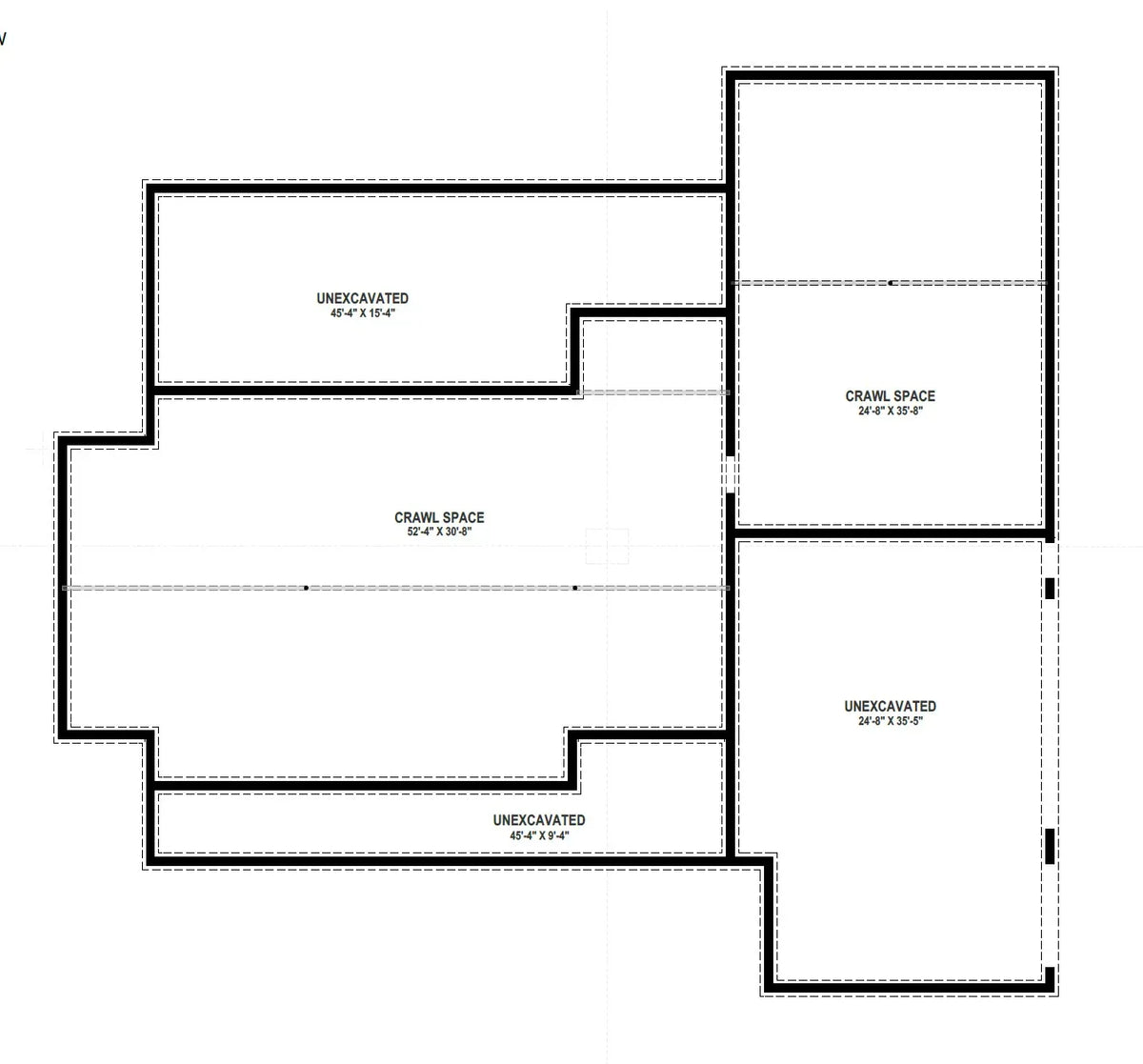 W7589-A Modern Ranch House Crawl Space Plan, 3 Bedrooms, 2.5 Bathrooms | USA-2589-MCM