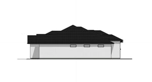 W7579-A Modern Florida-Style House Left, 3 Bedrooms, 2.5 Bathrooms | USA-2624-FL 