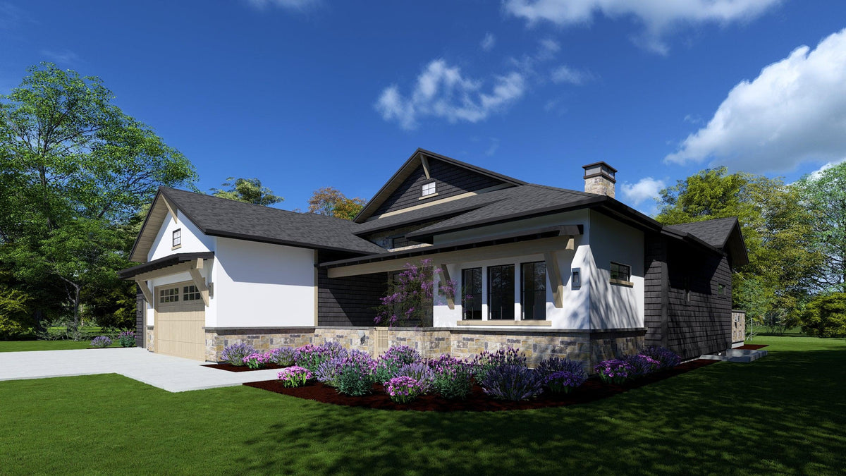 W7607-A Modern Farmhouse, 3 Bedrooms, 3 Bathrooms | USA-2876-MOFH Exterior-3
