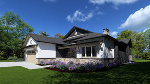 W7607-A Modern Farmhouse, 3 Bedrooms, 3 Bathrooms | USA-2876-MOFH Exterior-3