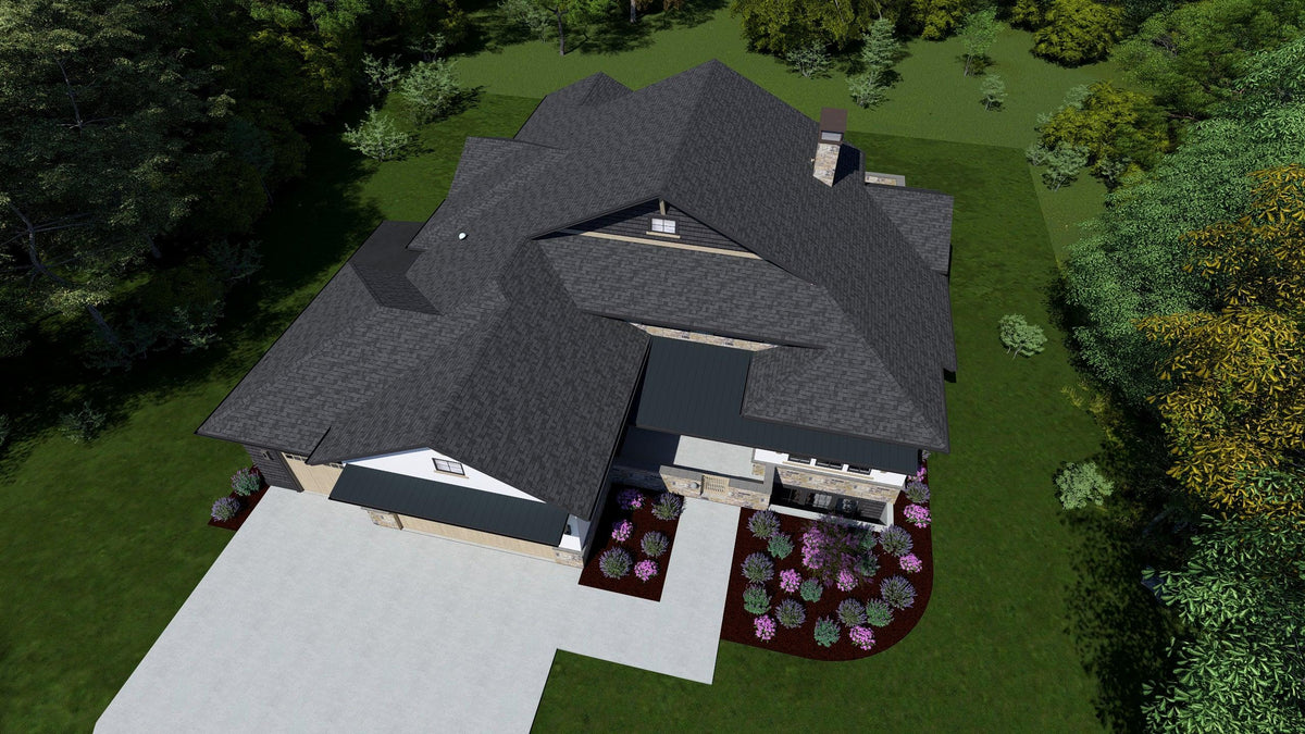 W7607-A Modern Farmhouse, 3 Bedrooms, 3 Bathrooms | USA-2876-MOFH Exterior-8
