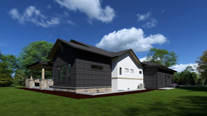 W7607-A Modern Farmhouse, 3 Bedrooms, 3 Bathrooms | USA-2876-MOFH Exterior-6